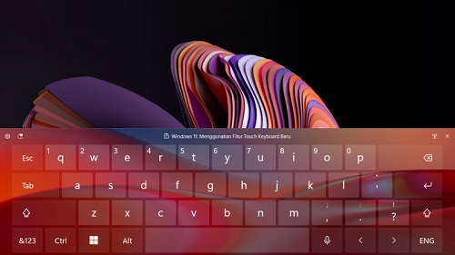 Keyboard Virtual Windows 11